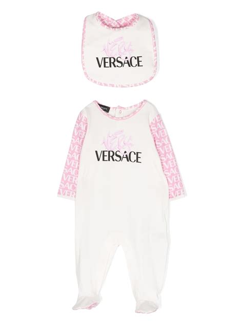 set 4 pezzi neonato versace|Versace per neonati .